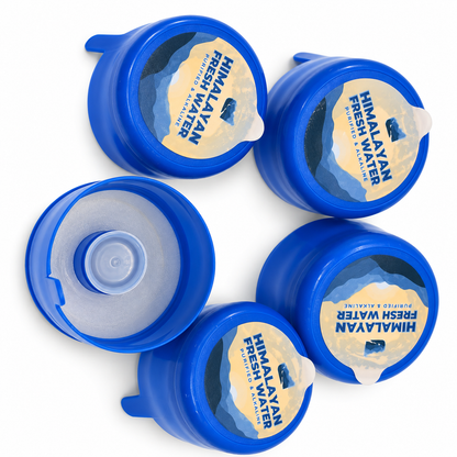 55mm Non-Spill Water Jug Caps for 3 & 5 Gallon Bottles
