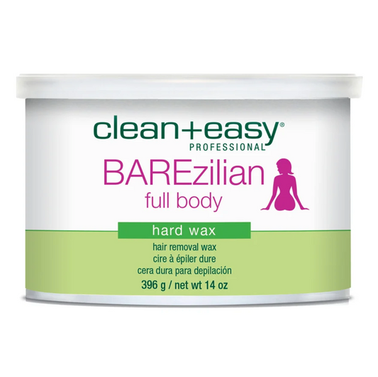 Clean+Easy BAREzilian Full Body Hard Wax, 14 oz