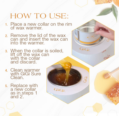 GiGi Clean Collars for 14 oz Wax Warmers
